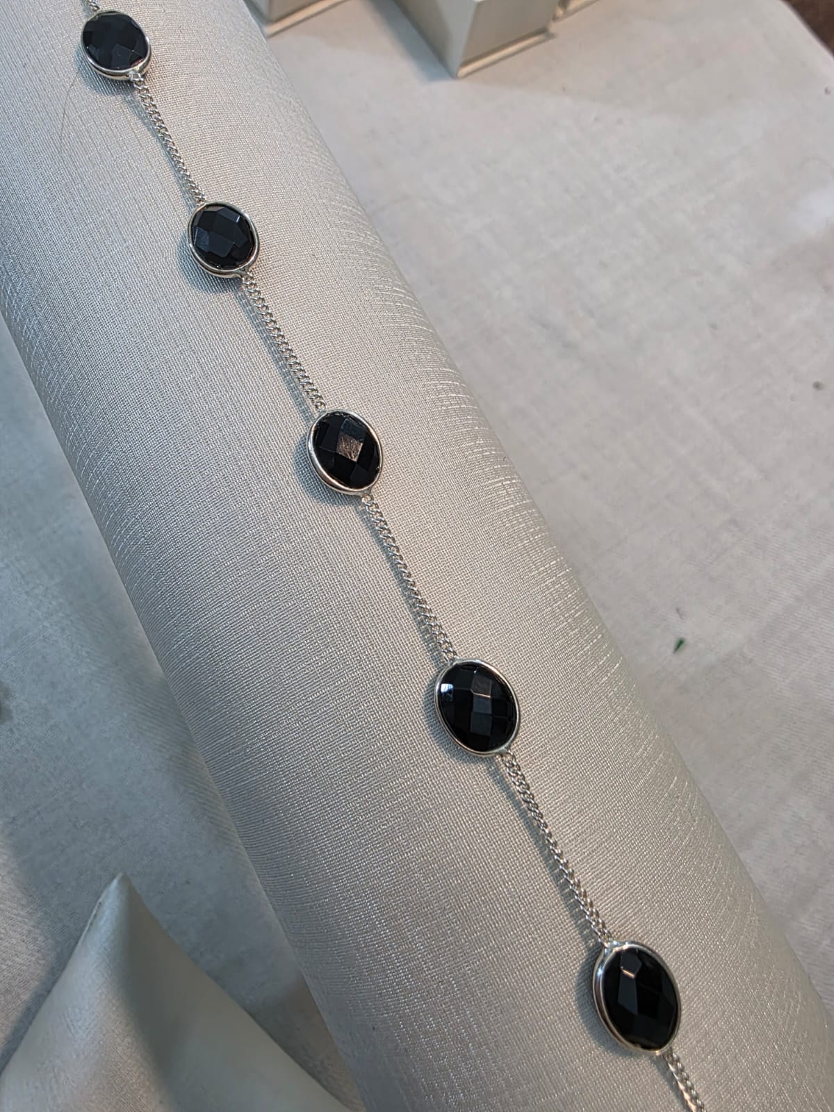 Pulseira em Prata 925 e Ônix p68