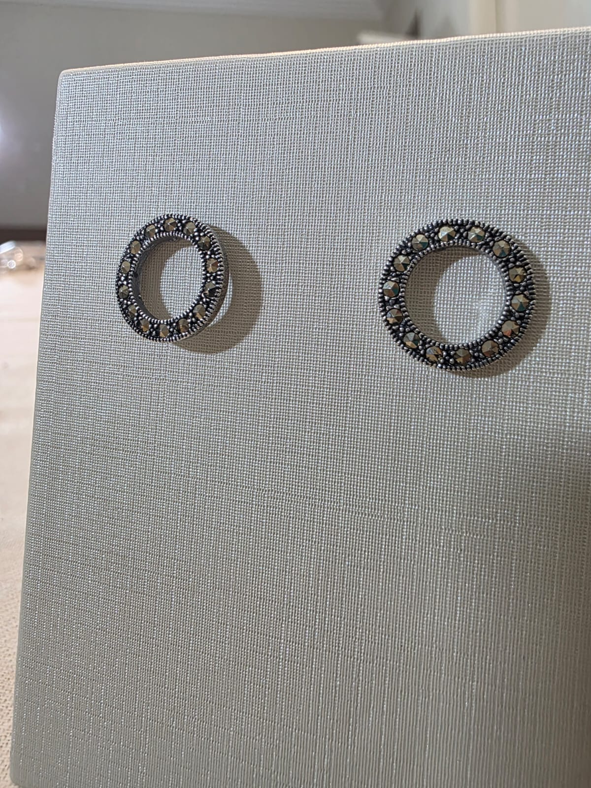 Brinco em Prata 925 e Marcassitas bf292