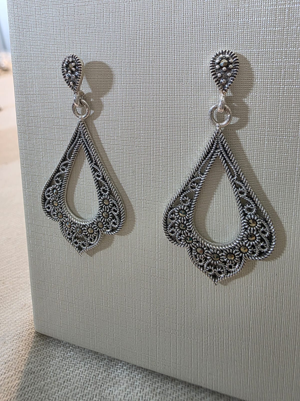 Brinco em Prata 925 e Marcassitas bf295