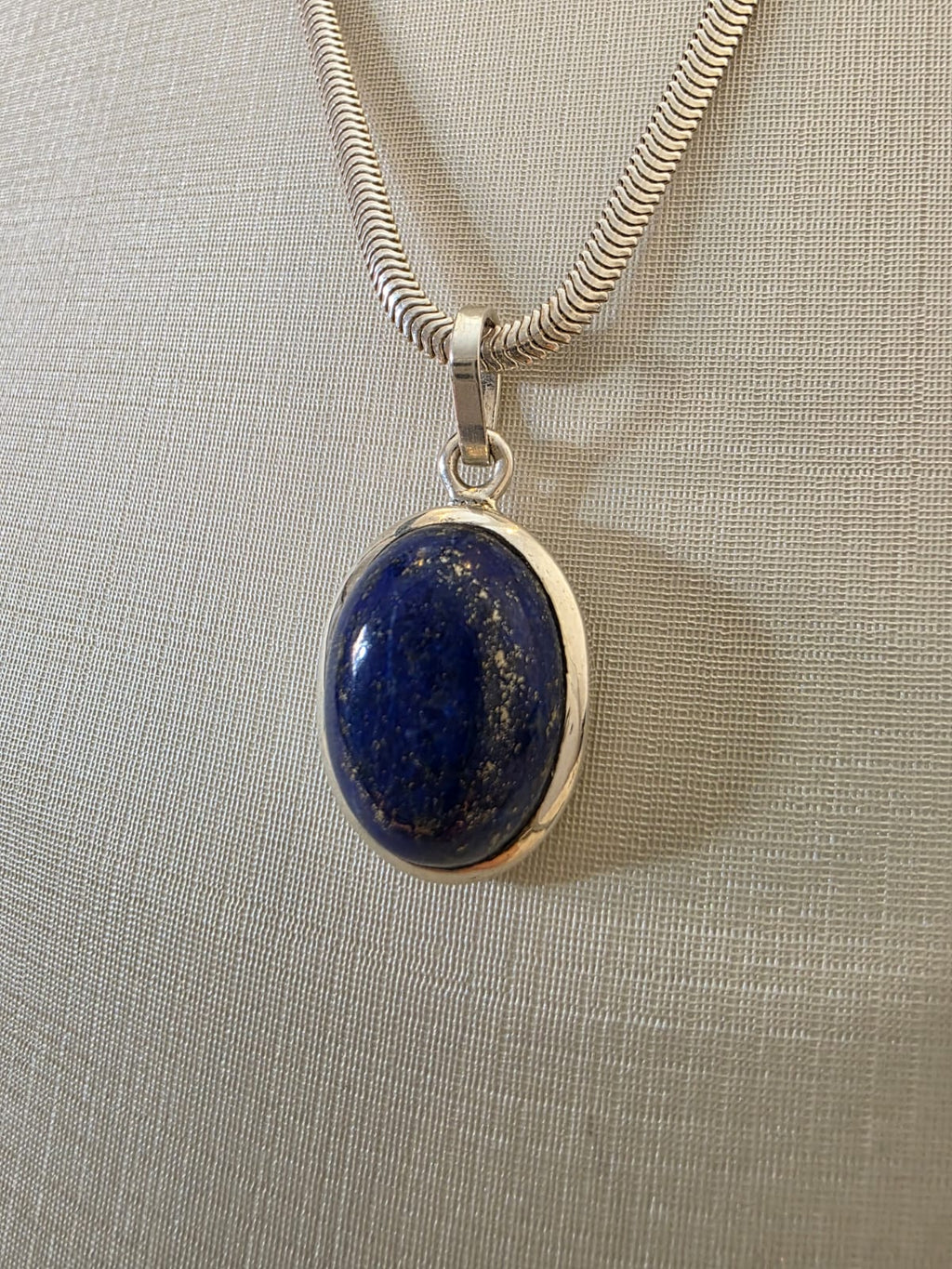 Pingente em Prata 925 e Lapis Lazuli pgt109