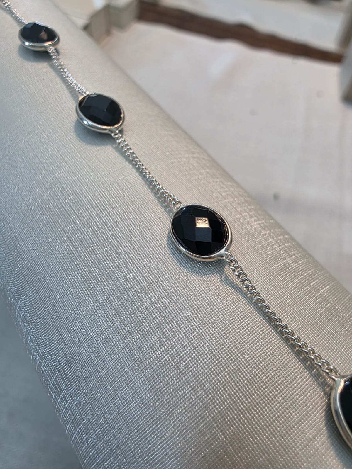 Pulseira em Prata 925 e Ônix p68