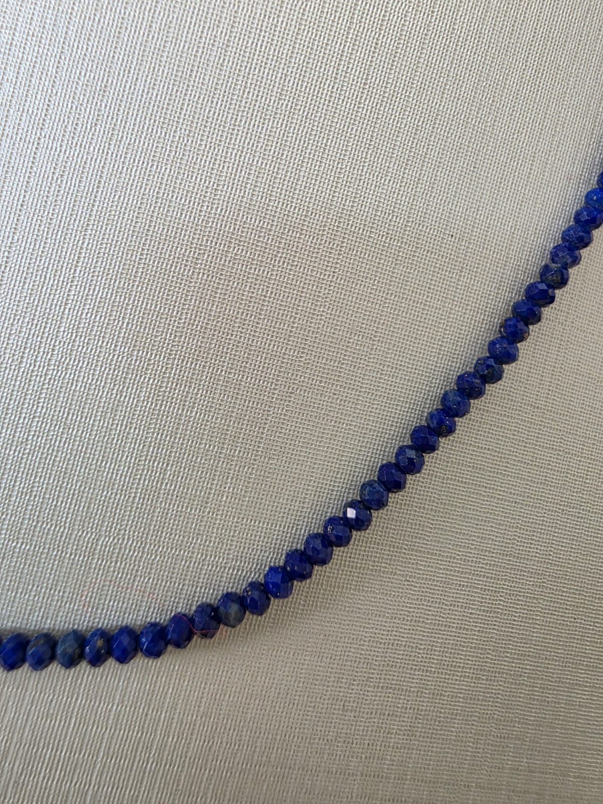 Colar em Prata 925 e Lápis Lazuli Cel 01b