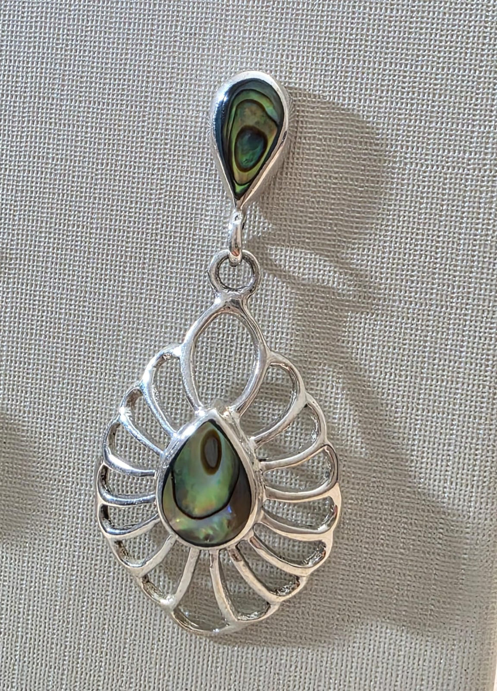 Brinco em Prata 925 e Abalone bf62