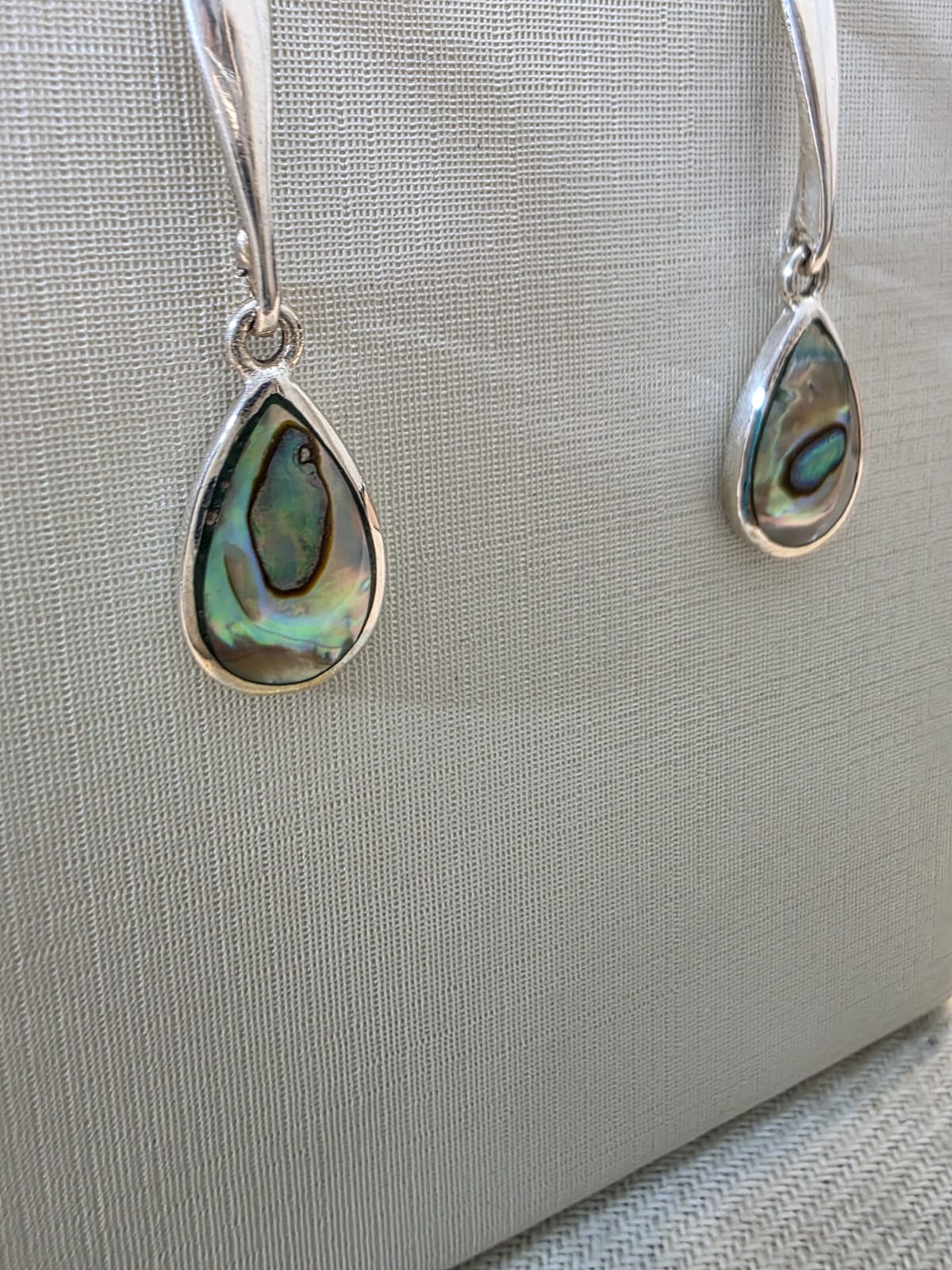 Brinco em Prata 925 e Abalone bf298