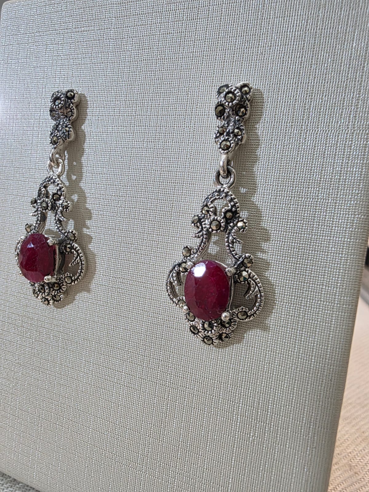 Brinco em Prata 925 e Esmeralda bf285b