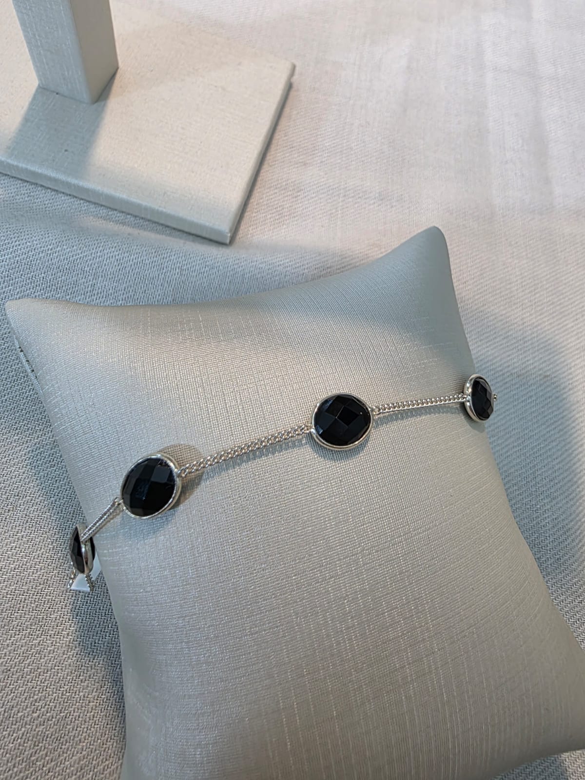 Pulseira em Prata 925 e Ônix p68