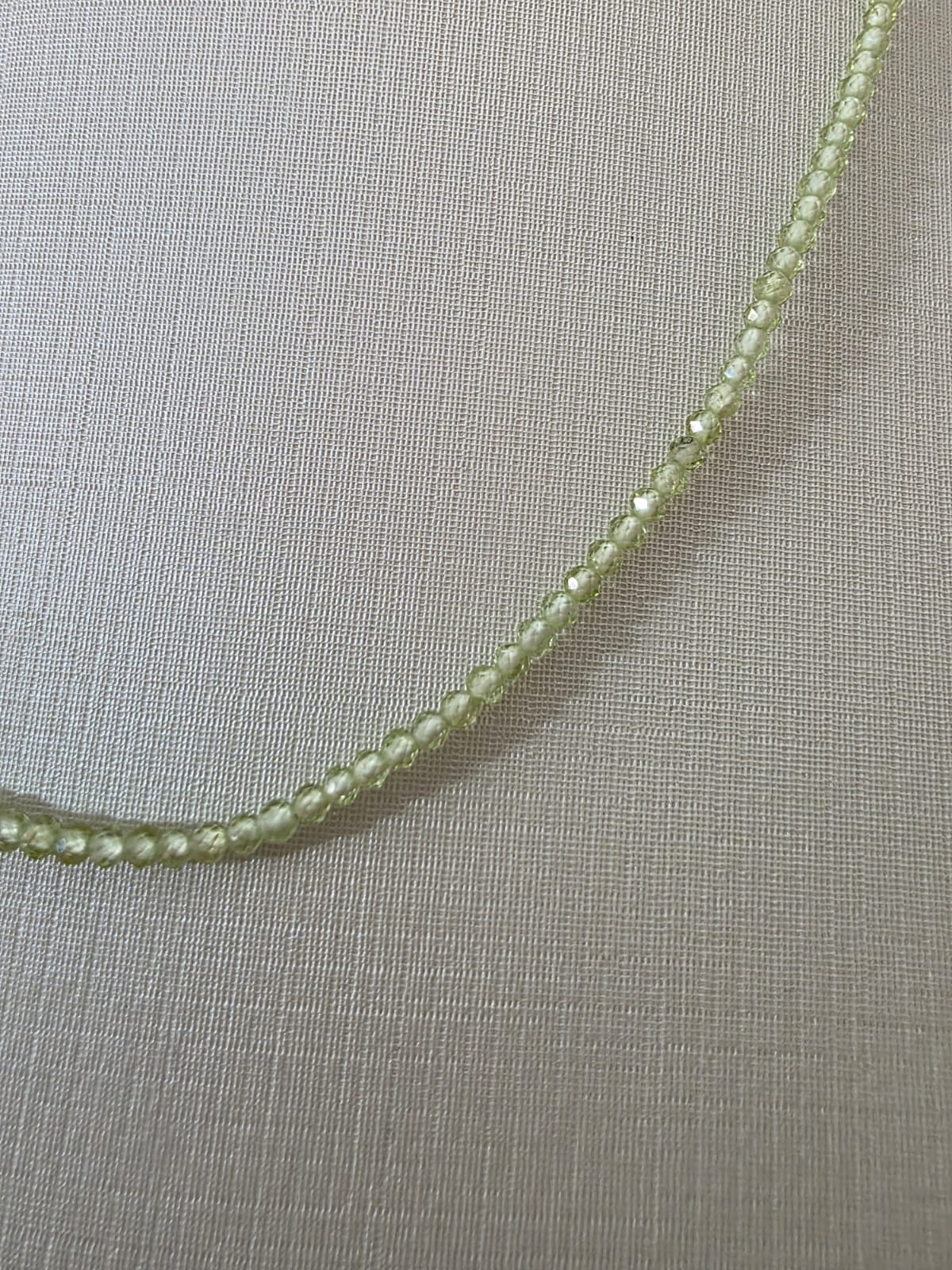 Colar em Prata 925 e Peridoto Cel02a