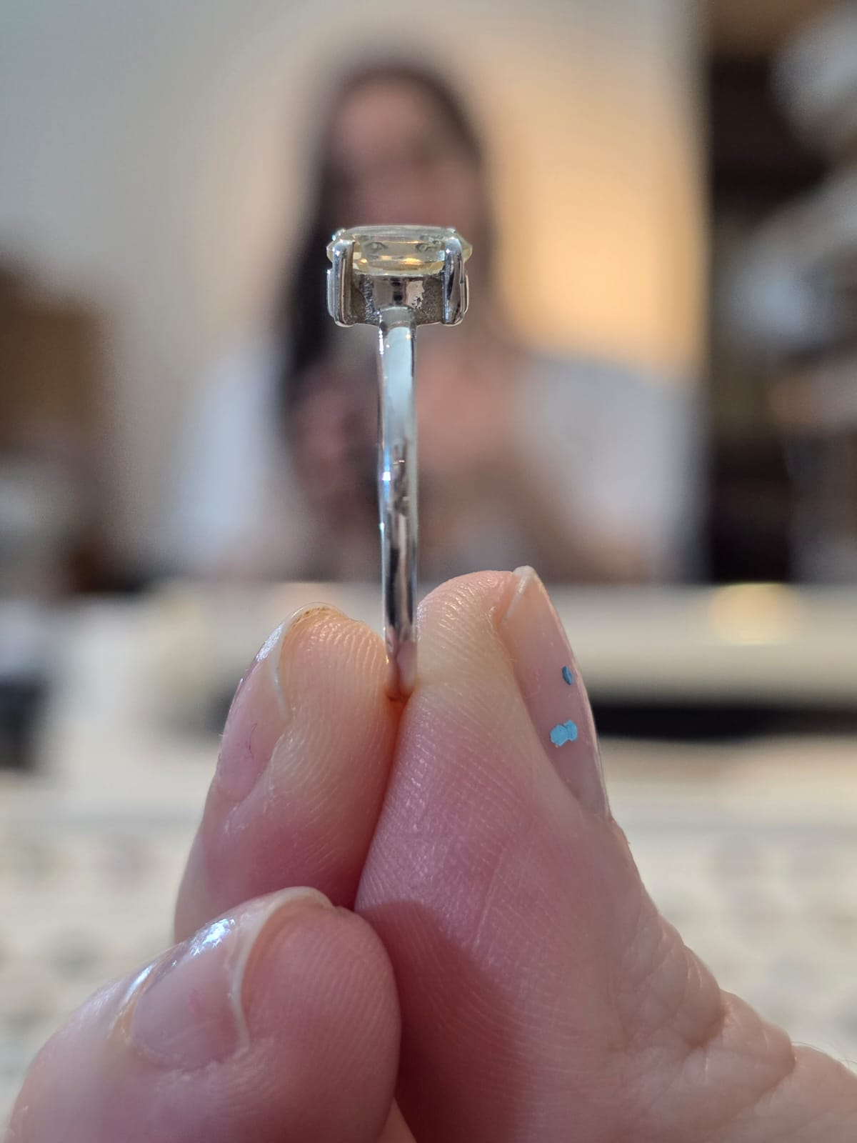 Anel em Prata 925 e Citrino Amarelo af367f