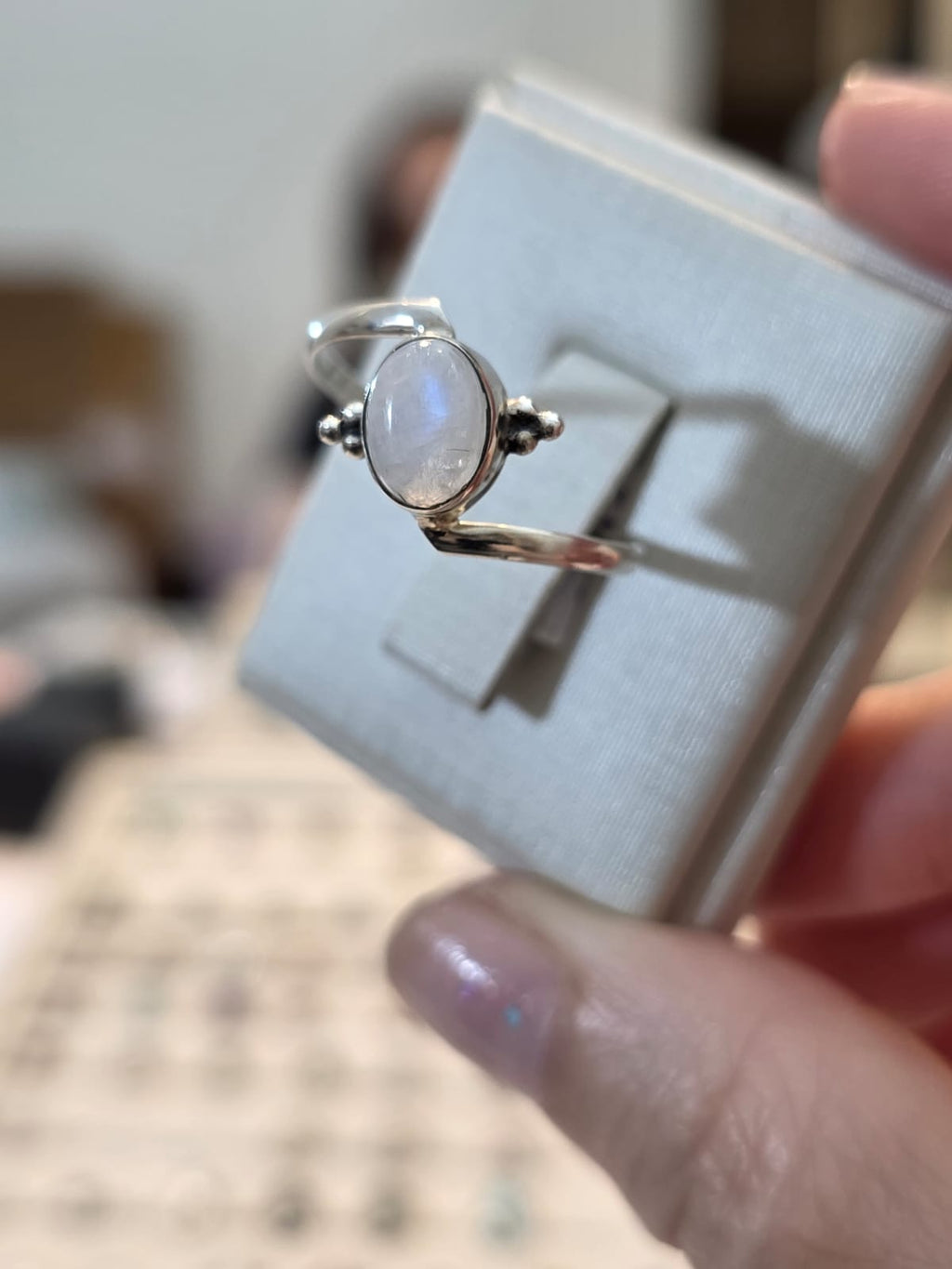 Anel Prata 925 e Pedra da Lua af505b