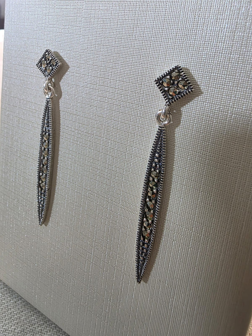 Brinco em Prata 925 e Marcassitas bf294