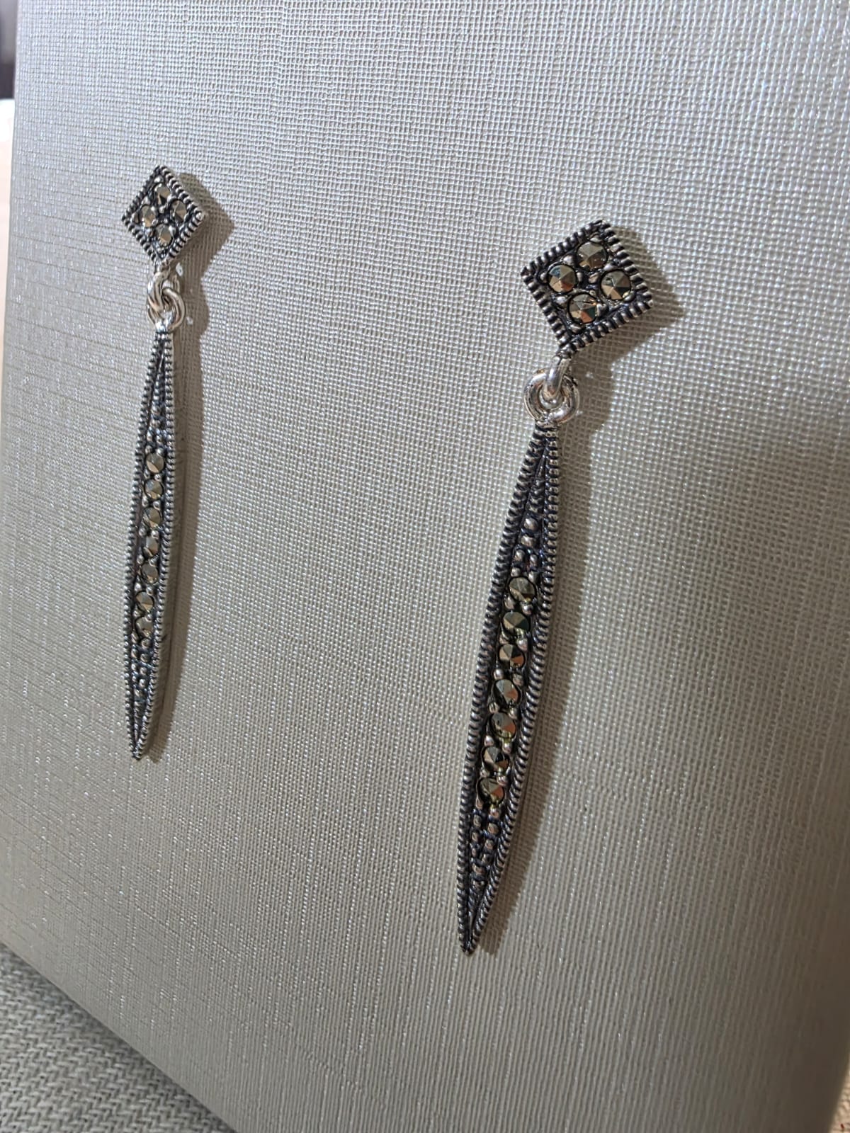 Brinco em Prata 925 e Marcassitas bf294