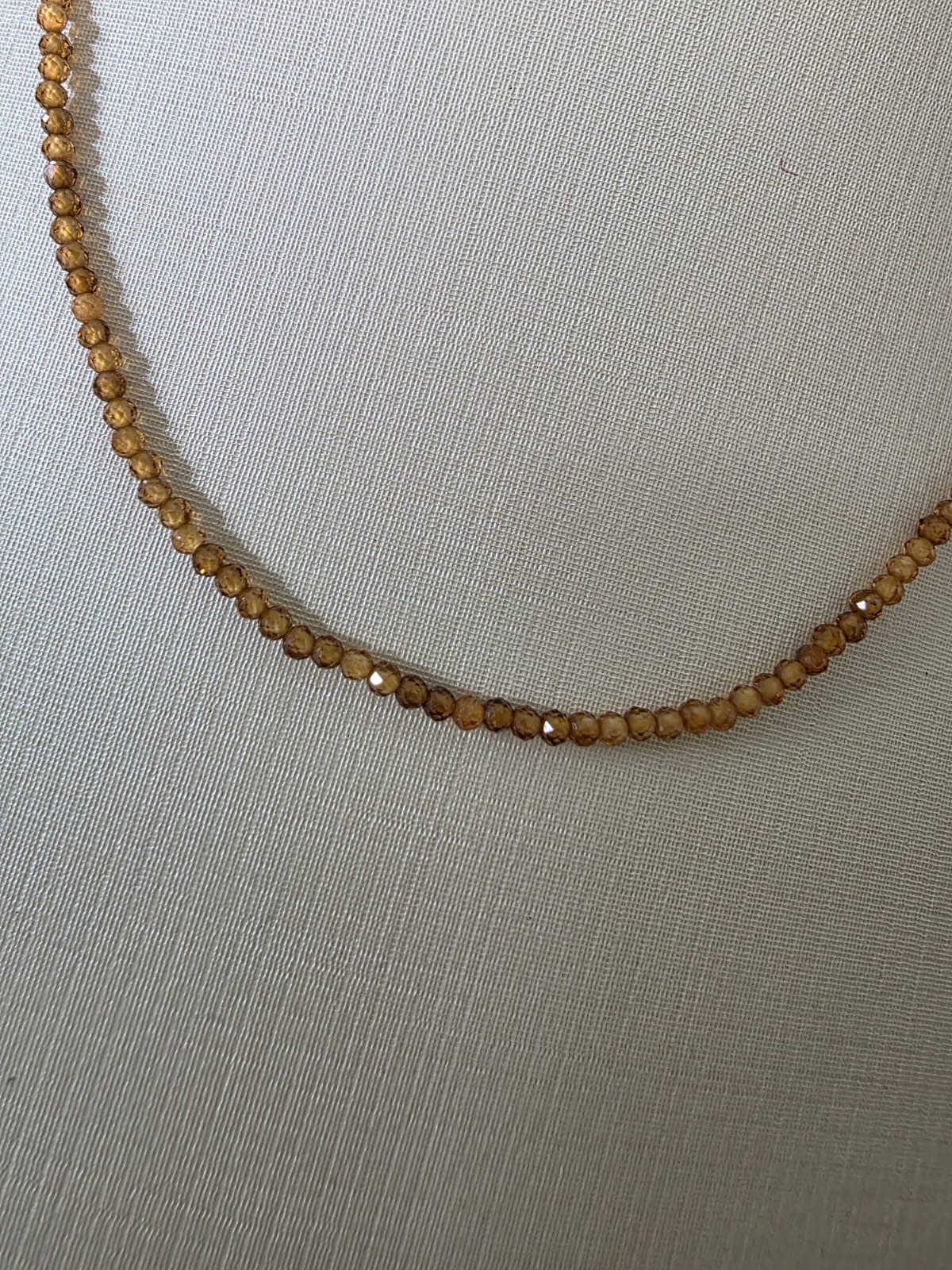 Colar em Prata 925 e Turmalina Amarela Cel 78